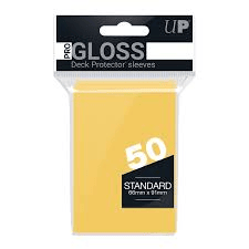 Ultra Pro - Pro Gloss 50 CT Yellow